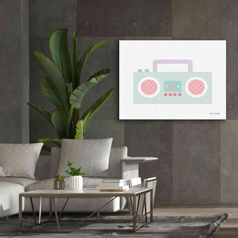 Image of 'Boombox' by Ann Kelle Designs, Canvas Wall Art,54 x 40