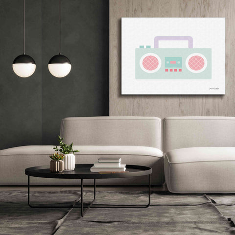 Image of 'Boombox' by Ann Kelle Designs, Canvas Wall Art,54 x 40