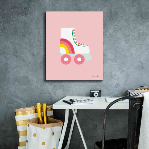 Image of 'Rollerskate' by Ann Kelle Designs, Canvas Wall Art,20 x 24