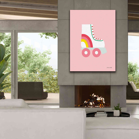 Image of 'Rollerskate' by Ann Kelle Designs, Canvas Wall Art,40 x 54