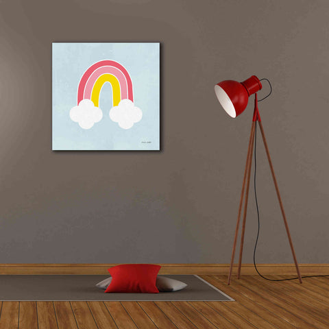 Image of 'Her Rainbow' by Ann Kelle Designs, Canvas Wall Art,26 x 26