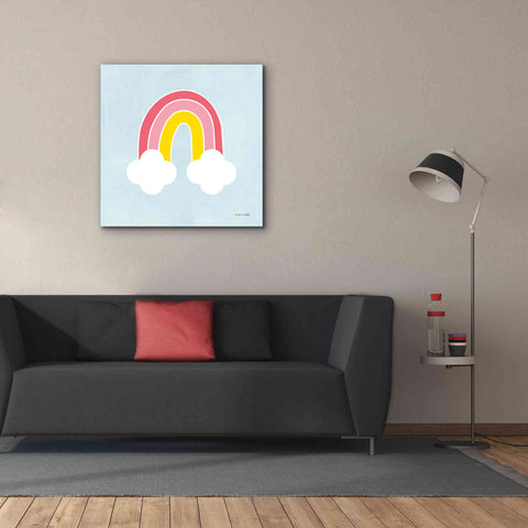 Image of 'Her Rainbow' by Ann Kelle Designs, Canvas Wall Art,37 x 37