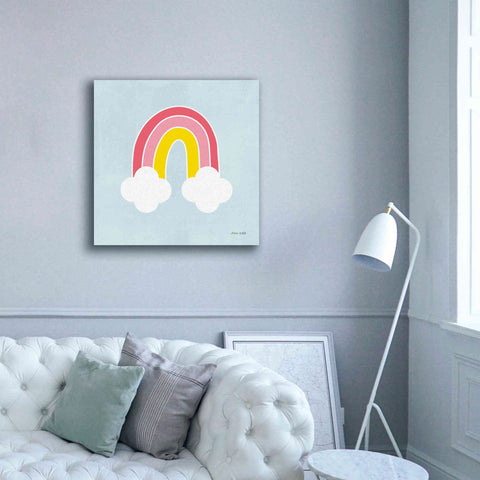 Image of 'Her Rainbow' by Ann Kelle Designs, Canvas Wall Art,37 x 37