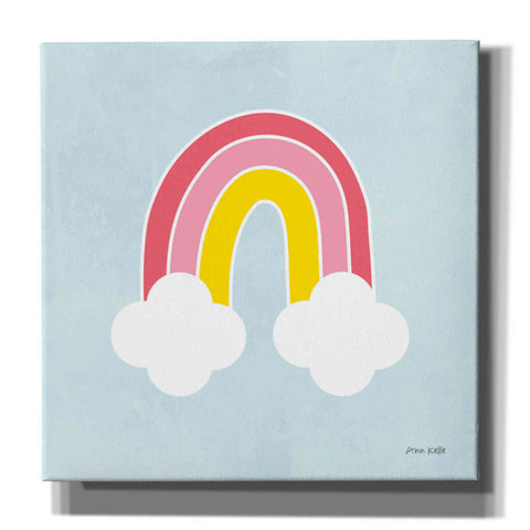 Image of 'Her Rainbow' by Ann Kelle Designs, Canvas Wall Art,12x12x1.1x0,18x18x1.1x0,26x26x1.74x0,37x37x1.74x0