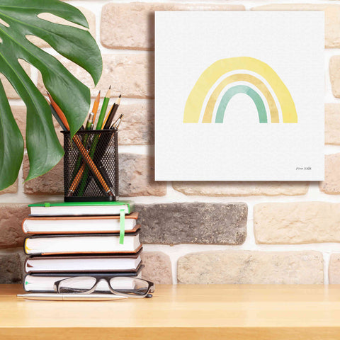 Image of 'Pastel Rainbow II' by Ann Kelle Designs, Canvas Wall Art,12 x 12