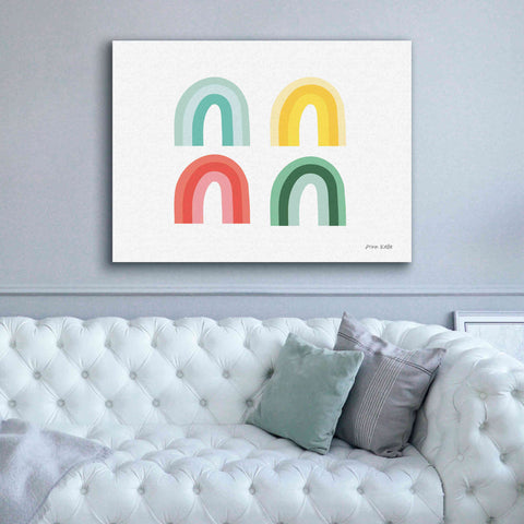 Image of 'Rainbow Colors II' by Ann Kelle Designs, Canvas Wall Art,54 x 40