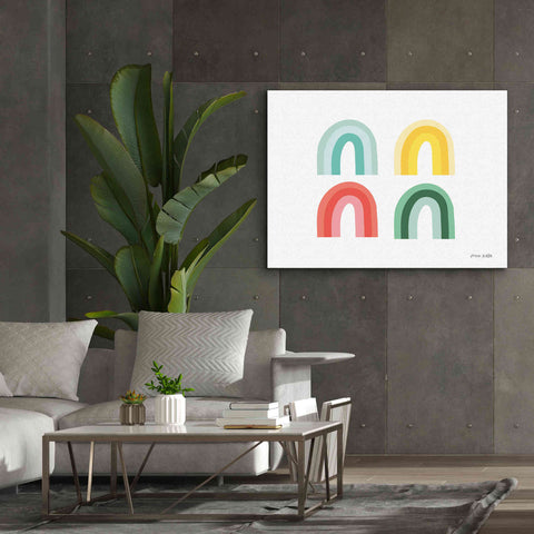Image of 'Rainbow Colors II' by Ann Kelle Designs, Canvas Wall Art,54 x 40