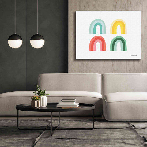 Image of 'Rainbow Colors II' by Ann Kelle Designs, Canvas Wall Art,54 x 40