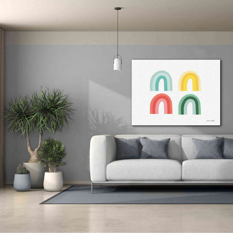 Image of 'Rainbow Colors II' by Ann Kelle Designs, Canvas Wall Art,54 x 40