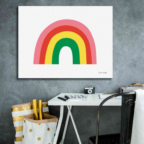 Image of 'Rainbow I' by Ann Kelle Designs, Canvas Wall Art,34 x 26