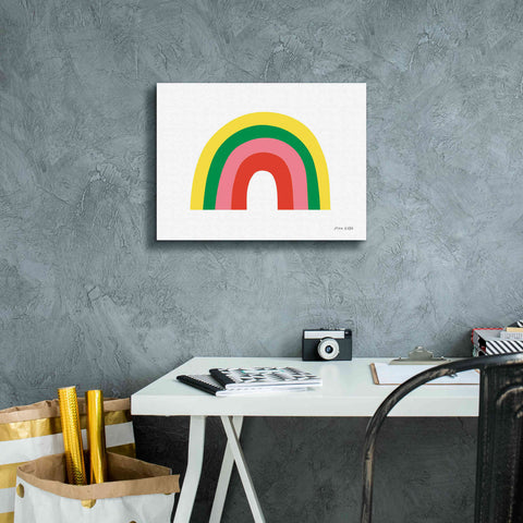 Image of 'Rainbow II' by Ann Kelle Designs, Canvas Wall Art,16 x 12
