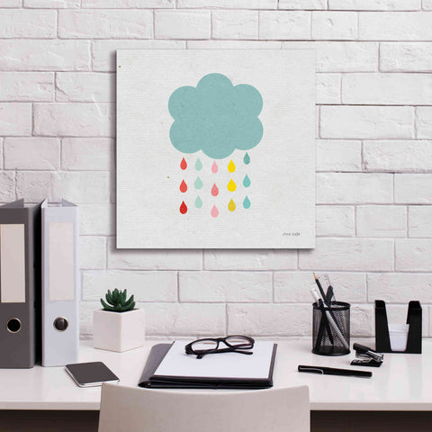 Image of 'Cloud I' by Ann Kelle Designs, Canvas Wall Art,18 x 18