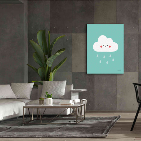Image of 'Happy Cloud II' by Ann Kelle Designs, Canvas Wall Art,40 x 54
