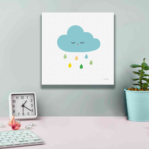 Image of 'Sleepy Cloud I' by Ann Kelle Designs, Canvas Wall Art,12 x 12