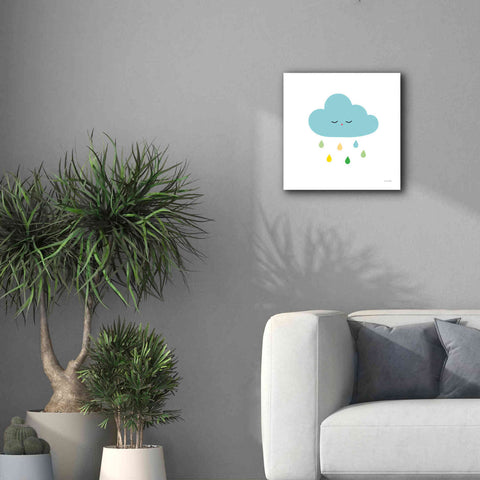 Image of 'Sleepy Cloud I' by Ann Kelle Designs, Canvas Wall Art,18 x 18