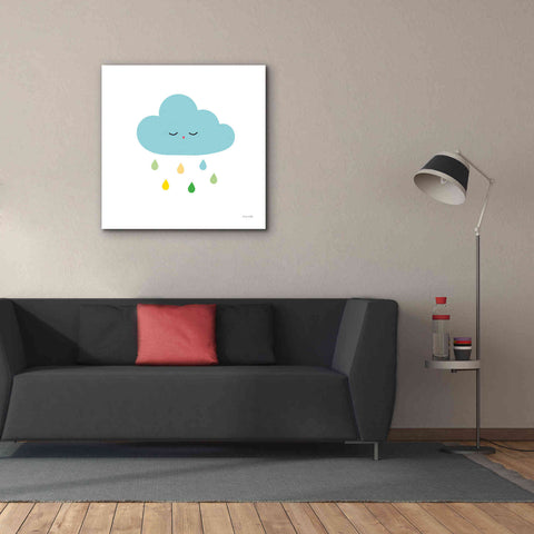 Image of 'Sleepy Cloud I' by Ann Kelle Designs, Canvas Wall Art,37 x 37