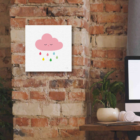 Image of 'Sleepy Cloud II' by Ann Kelle Designs, Canvas Wall Art,12 x 12