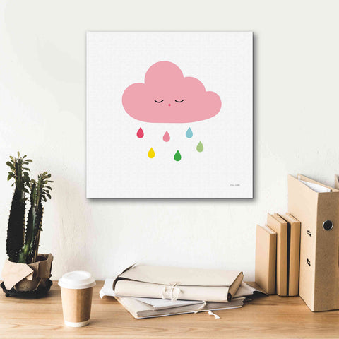 Image of 'Sleepy Cloud II' by Ann Kelle Designs, Canvas Wall Art,18 x 18