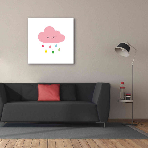 Image of 'Sleepy Cloud II' by Ann Kelle Designs, Canvas Wall Art,37 x 37