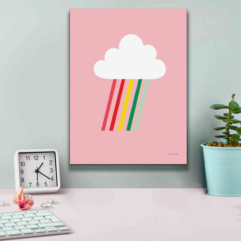 Image of 'Rainbow Rays I' by Ann Kelle Designs, Canvas Wall Art,12 x 16