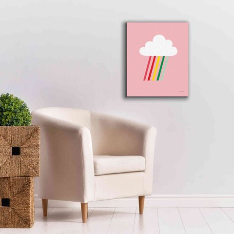 Image of 'Rainbow Rays I' by Ann Kelle Designs, Canvas Wall Art,20 x 24