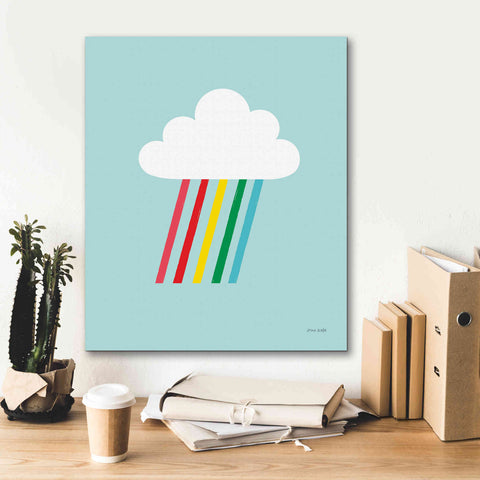 Image of 'Rainbow Rays II' by Ann Kelle Designs, Canvas Wall Art,20 x 24