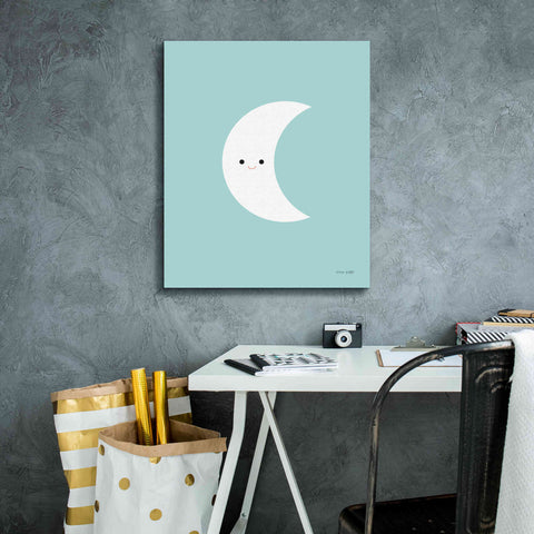 Image of 'Moon' by Ann Kelle Designs, Canvas Wall Art,20 x 24