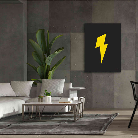 Image of 'Lightning' by Ann Kelle Designs, Canvas Wall Art,40 x 54