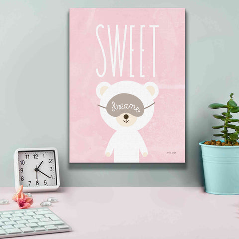 Image of 'Sweet Dreams Pink' by Ann Kelle Designs, Canvas Wall Art,12 x 16