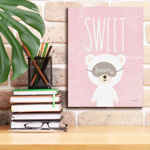 Image of 'Sweet Dreams Pink' by Ann Kelle Designs, Canvas Wall Art,12 x 16