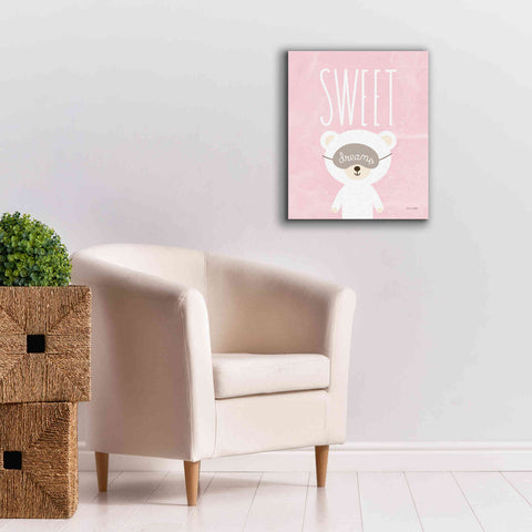Image of 'Sweet Dreams Pink' by Ann Kelle Designs, Canvas Wall Art,20 x 24