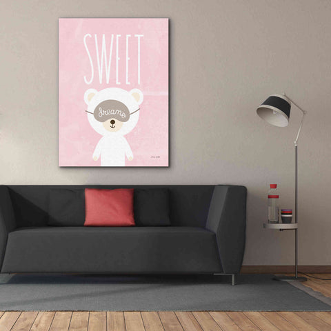 Image of 'Sweet Dreams Pink' by Ann Kelle Designs, Canvas Wall Art,40 x 54