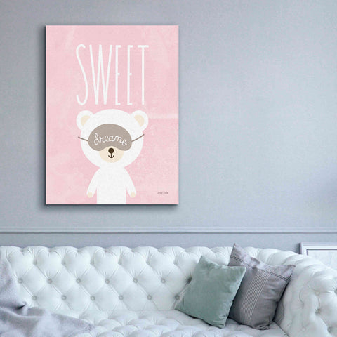 Image of 'Sweet Dreams Pink' by Ann Kelle Designs, Canvas Wall Art,40 x 54