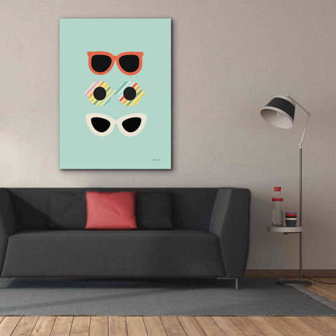 Image of 'Glamour Sunglasses' by Ann Kelle Designs, Canvas Wall Art,40 x 54