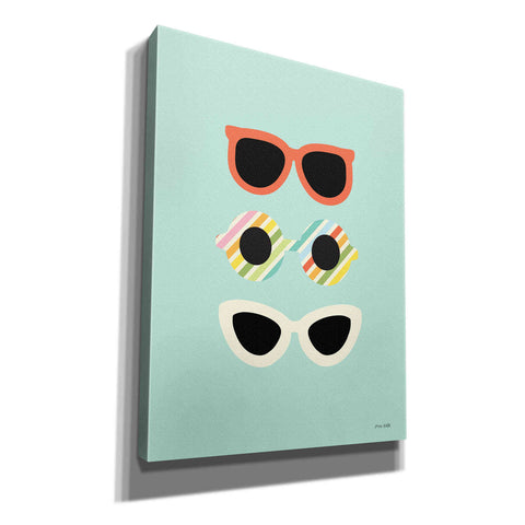 Image of 'Glamour Sunglasses' by Ann Kelle Designs, Canvas Wall Art,12x16x1.1x0,20x24x1.1x0,26x30x1.74x0,40x54x1.74x0