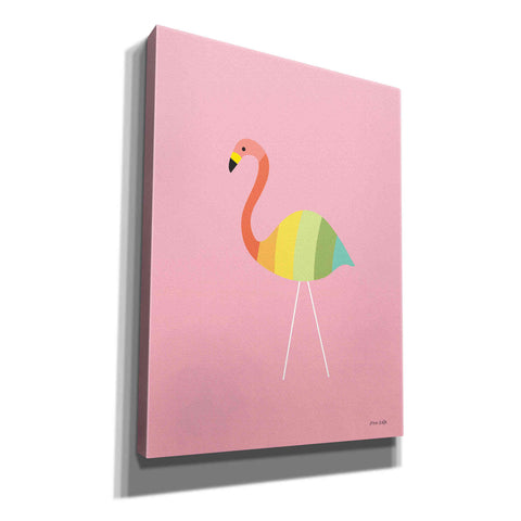 Image of 'Flamingo Colors' by Ann Kelle Designs, Canvas Wall Art,12x16x1.1x0,20x24x1.1x0,26x30x1.74x0,40x54x1.74x0