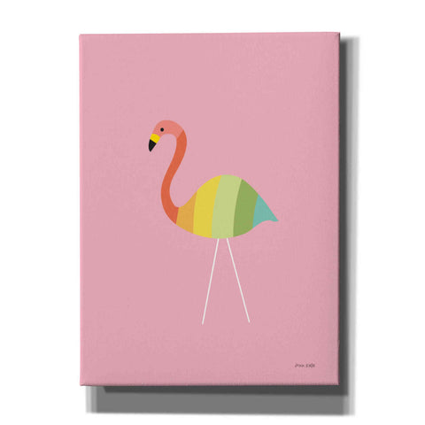 Image of 'Flamingo Colors' by Ann Kelle Designs, Canvas Wall Art,12x16x1.1x0,20x24x1.1x0,26x30x1.74x0,40x54x1.74x0