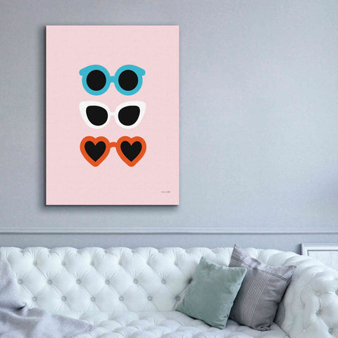 Image of 'Sunglasses for All II' by Ann Kelle Designs, Canvas Wall Art,40 x 54
