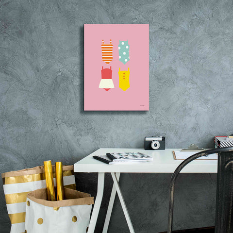 Image of 'Bathing Suits Galore II' by Ann Kelle Designs, Canvas Wall Art,12 x 16