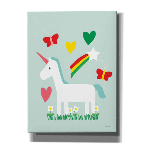 Image of 'Unicorn Fun II' by Ann Kelle Designs, Canvas Wall Art,12x16x1.1x0,20x24x1.1x0,26x30x1.74x0,40x54x1.74x0