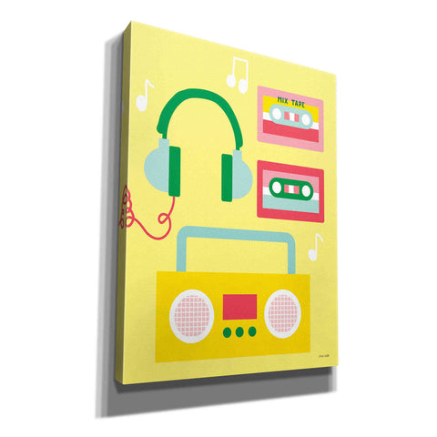 Image of 'Lets Listen to Music II' by Ann Kelle Designs, Canvas Wall Art,12x16x1.1x0,20x24x1.1x0,26x30x1.74x0,40x54x1.74x0