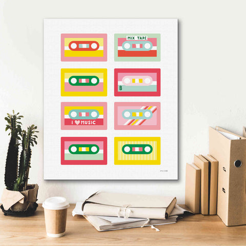 Image of 'Lets Listen to Music III' by Ann Kelle Designs, Canvas Wall Art,20 x 24