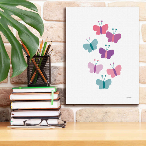 Image of 'Butterfly Friends Girly' by Ann Kelle Designs, Canvas Wall Art,12 x 16