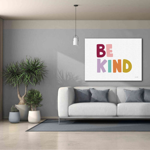 Image of 'Be Kind Pastel' by Ann Kelle Designs, Canvas Wall Art,54 x 40