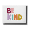 'Be Kind Pastel' by Ann Kelle Designs, Canvas Wall Art,16x12x1.1x0,26x18x1.1x0,34x26x1.74x0,54x40x1.74x0