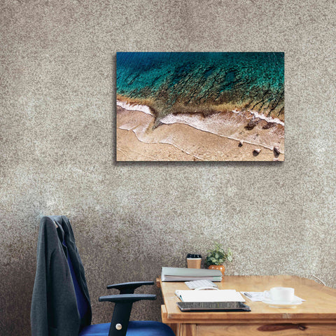 Image of 'Sand and Sea' by Debra Van Swearingen, Canvas Wall Art,40 x 26