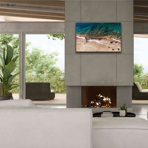 Image of 'Sand and Sea' by Debra Van Swearingen, Canvas Wall Art,40 x 26