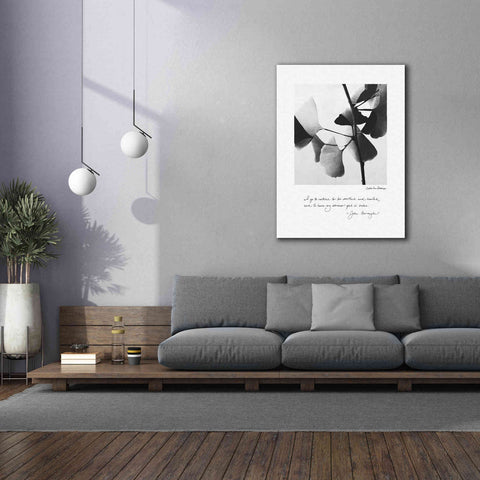 Image of 'Delicate Ginkgo v2' by Debra Van Swearingen, Canvas Wall Art,40 x 54