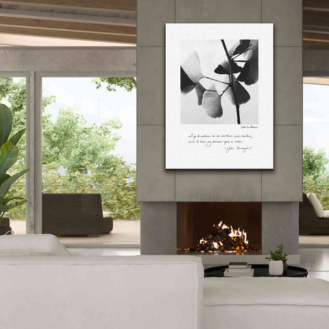 Image of 'Delicate Ginkgo v2' by Debra Van Swearingen, Canvas Wall Art,40 x 54