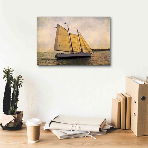 Image of 'Morning Sail' by Debra Van Swearingen, Canvas Wall Art,18 x 12